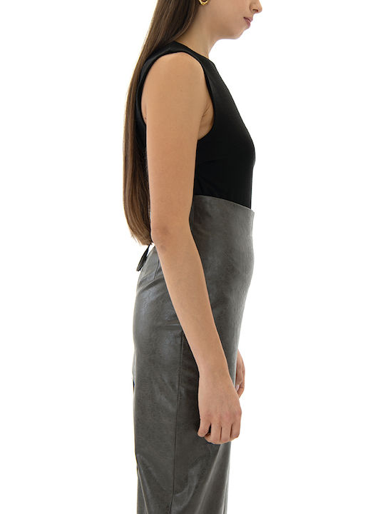 Women's Blouse Sleeveless Black