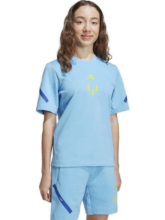 Παιδικό T-shirt Semi Blue Burst Messi