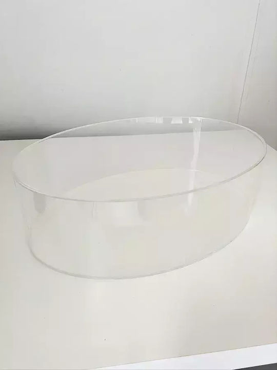 Acrylic Transparent Oval Box Perfect Size For Every Theme