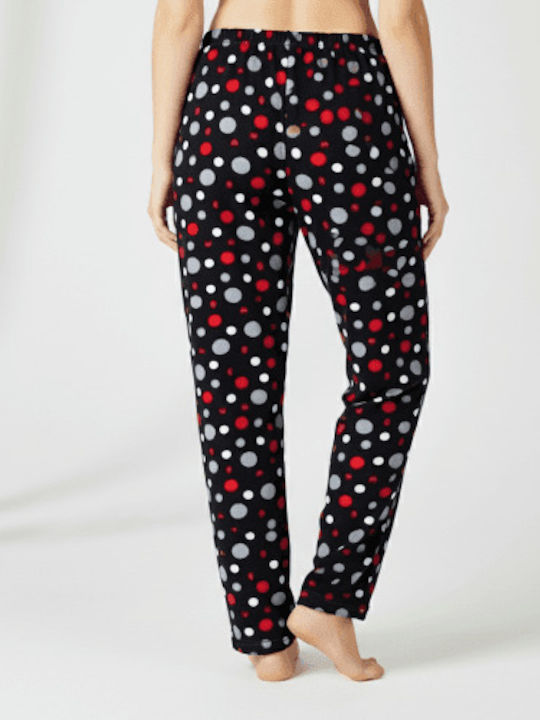 Prive Underwear Winter Damen Pyjama-Hose Black