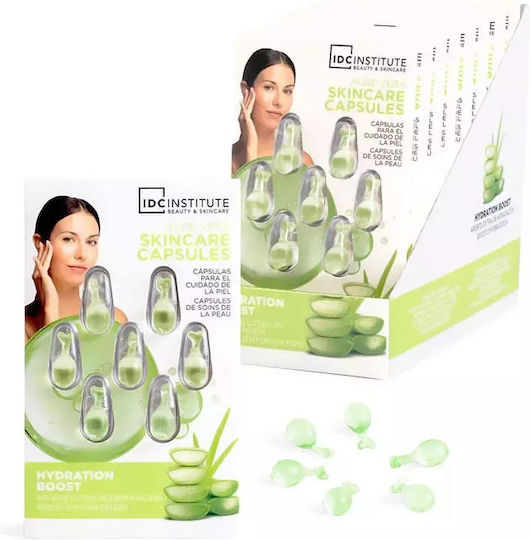 IDC Institute Aloe Vera Skin Capsules Serum Face for Revitalization & Nourishment 7x0.34ml