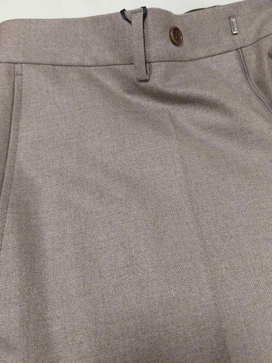 Παντελόνι Chino Μπεζ/καφέ