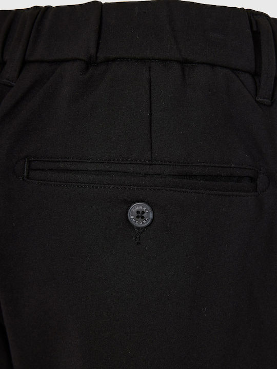 Hose Chino in Lockere Passform Schwarz