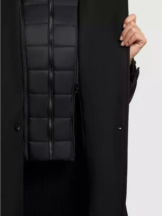 Damen Black Trenchcoat
