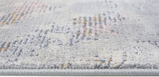 Decostar Oblong Rug Round Gray