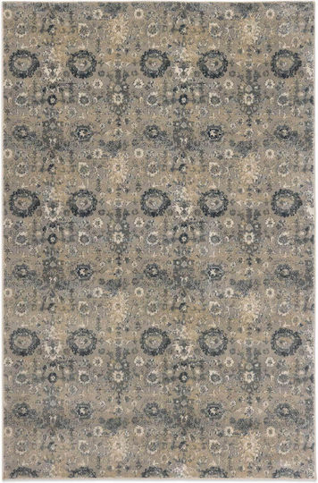 Ns Carpets Χαλί Στρογγυλό Grey Φ100cm