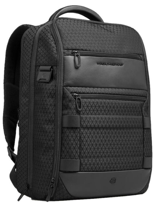 Piquadro Backpack 20lt Μαύρο Piquadro Backpack 20lt Μαύρο