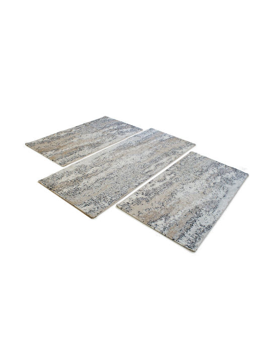 Balsan Estia-s Сет Съвременни Спалня килими Cream White P621157 3бр