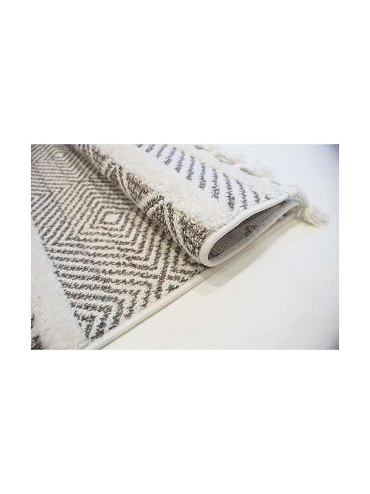 Balsan Monet-s Urban Modern Bedroom Rugs Set Brown Cream P621341 3pcs