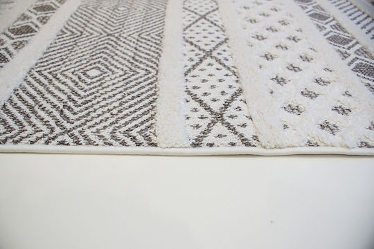 Balsan Monet-s Urban Σετ Μοντέρνα Χαλιά Κρεβατοκάμαρας Brown Cream P621341 3τμχ