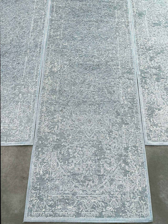 Bekas Carpets Otello Summer Bedroom Rugs Set Petrol Blue 33013-4646 3pcs