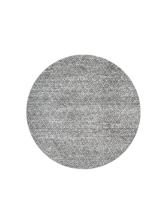 Decostar Pixel-r 9573-195 Χαλί Στρογγυλό Γκρι Φ100cm