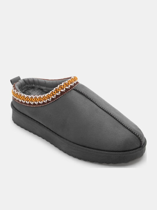 Closed Women's Slippers Gray