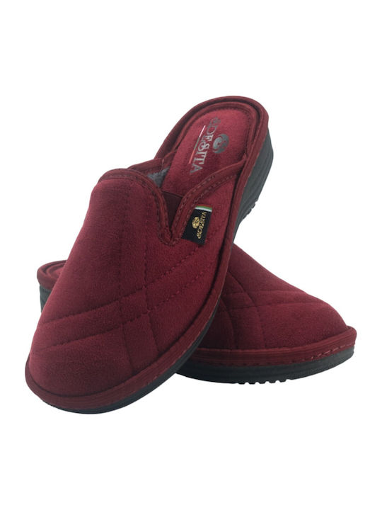 Winter Women's Slippers Burgundy