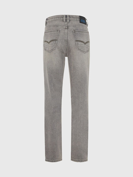 Men's Jeans Pants with Loose Tapered Fit Washed