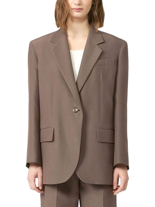 Max Mara Weekend Γυναικείο Σακάκι Καφέ
