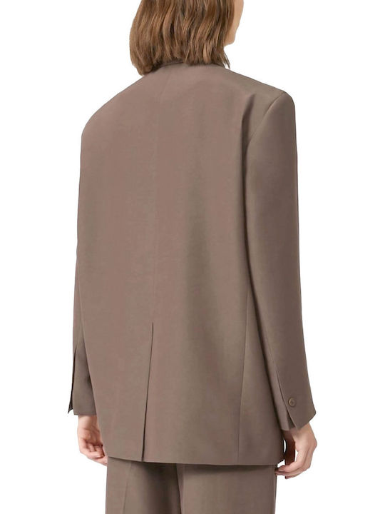 Max Mara Weekend Γυναικείο Σακάκι Καφέ