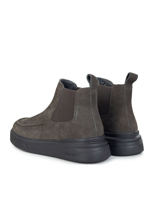 Gray Chelsea Stiefeletten