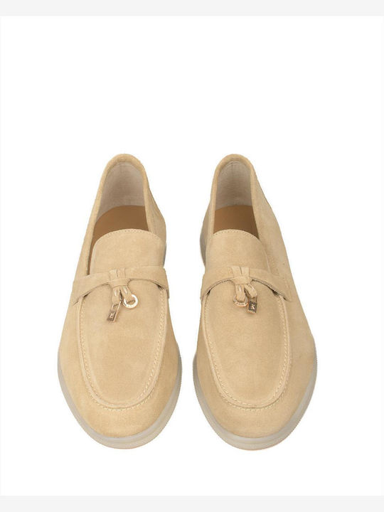 Γυναικεία Loafers σε Μπεζ Χρώμα