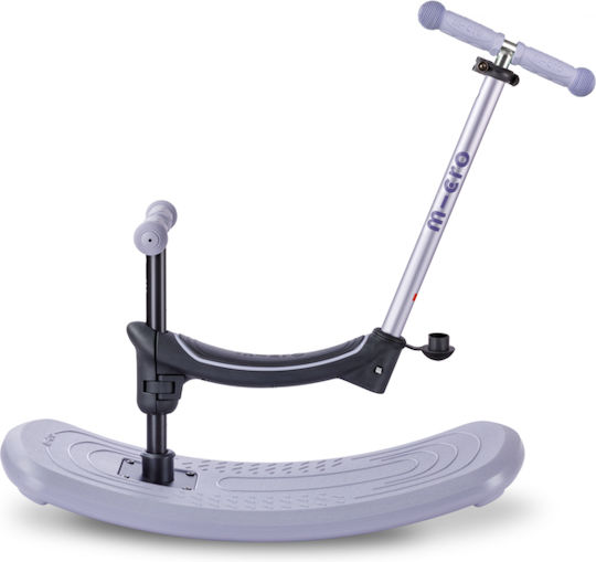 Micro Kids Scooter Mini Deluxe Rock & Go 3-Wheel with Seat Παστέλ Λιλά