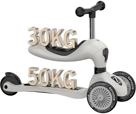 Kids Scooter Zinbang 3-in-1 Dinosaur Scooter 3-Wheel For Age 1-5 Green