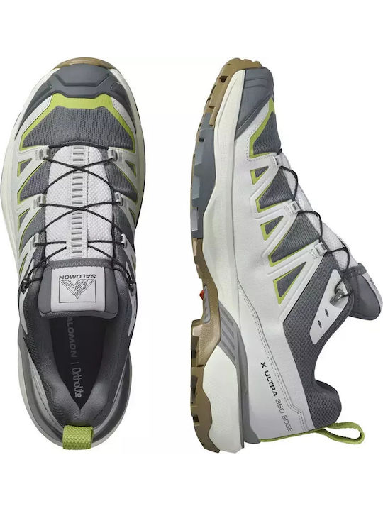 Salomon X Ultra 360 Edge Gtx Men's Waterproof Hiking Shoes With Gore-Tex Membrane Gray