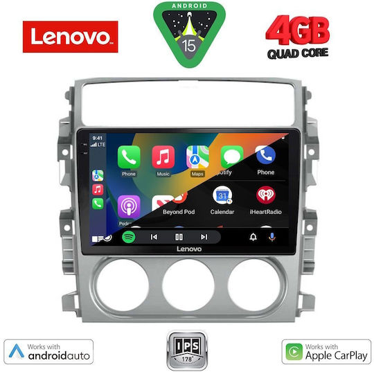 Lenovo Car Audio System for Suzuki Liana 2001-2007 (Bluetooth/USB/AUX/WiFi/GPS/Apple-Carplay/Android-Auto) with Touch Screen 9"