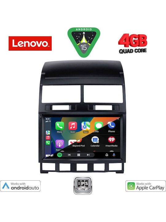 Lenovo Car Audio System for Volkswagen Touareg 2003-2011 (Bluetooth/USB/AUX/WiFi/GPS/Apple-Carplay/Android-Auto) with Touch Screen 9"