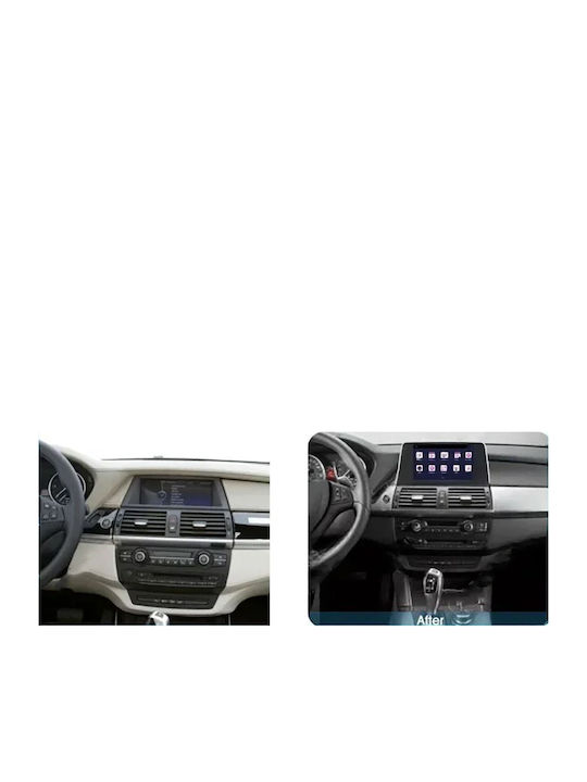 Lenovo Car Audio System for BMW X5 (E70) / X6 (E71) 2006-2009 (Bluetooth/USB/AUX/WiFi/GPS/Apple-Carplay/Android-Auto) with Touch Screen 9"