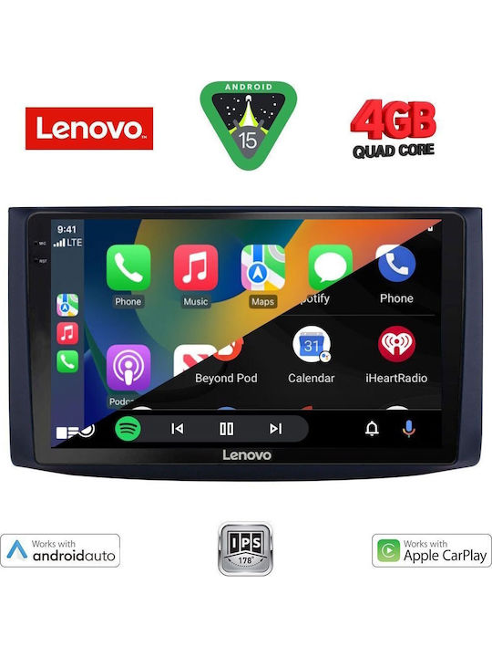 Lenovo Car Audio System for Chevrolet Aveo 2006-2010 (Bluetooth/USB/AUX/WiFi/GPS/Apple-Carplay/Android-Auto) with Touch Screen 9"