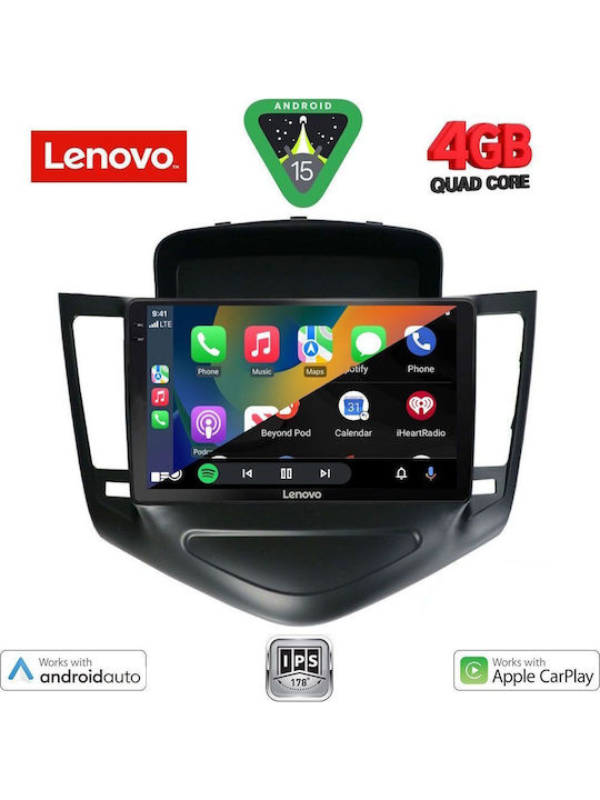 Lenovo Car Audio System for Chevrolet Cruze 2008-2012 (Bluetooth/USB/AUX/WiFi/GPS/Apple-Carplay/Android-Auto) with Touch Screen 9"
