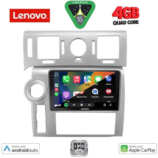 Lenovo Ηχοσύστημα Αυτοκινήτου Hummer H2 2008-2009 (Bluetooth/USB/AUX/WiFi/GPS/Apple-Carplay/Android-Auto) με Οθόνη Αφής 9"