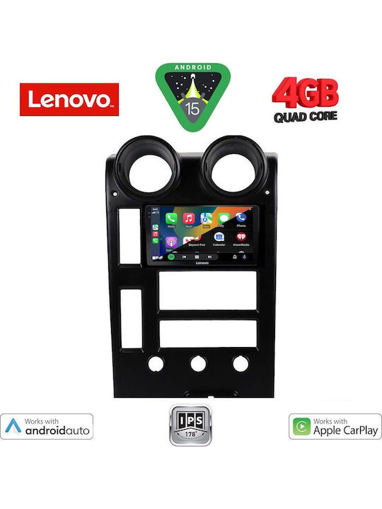 Lenovo Car Audio System Hummer H2 2001-2007 (Bluetooth/USB/AUX/WiFi/GPS/Apple-Carplay/Android-Auto) with Touch Screen 9"
