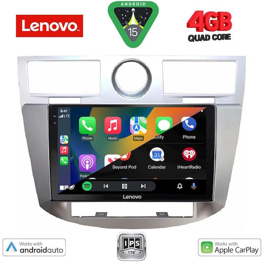Lenovo Ηχοσύστημα Αυτοκινήτου Chrysler Sebring 2008-2010 (Bluetooth/USB/AUX/WiFi/GPS/Apple-Carplay/Android-Auto) με Οθόνη Αφής 9"