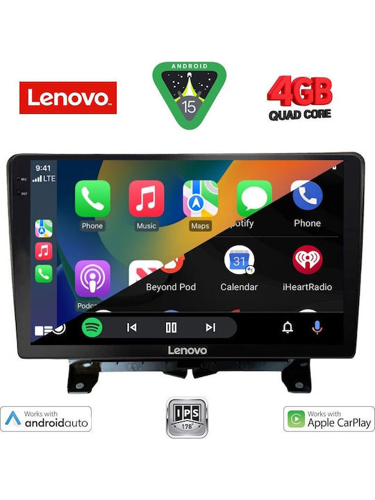 Lenovo Автомобилна Аудио Система (Блутут/USB/AUX/WiFi/GPS/Apple-Carplay/Android-Auto) с Тъчскрийн 9"