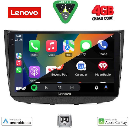 Lenovo Car Audio System for Mercedes-Benz Vito / Viano 2003-2007 (Bluetooth/USB/AUX/WiFi/GPS/Apple-Carplay/Android-Auto) with Touch Screen 10"