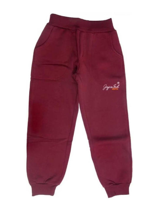 Παιδικό Παντελόνι Φόρμας Μπορντό Winter Basic Pant