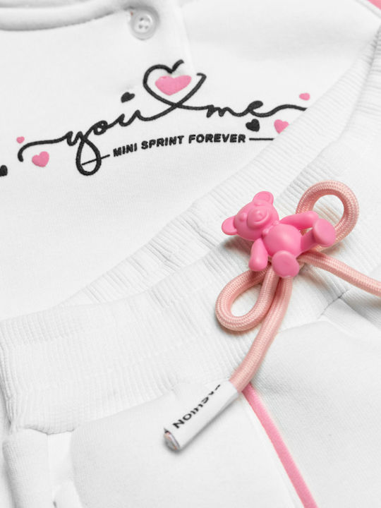 Παιδικό Σετ Φόρμας Off White 2τμχ