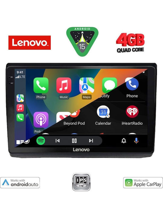 Lenovo Car Audio System for Opel Vivaro Renault Trafic Nissan Primastar 2004-2015 (Bluetooth/USB/AUX/WiFi/GPS/Apple-Carplay/Android-Auto) with Touch Screen 10"