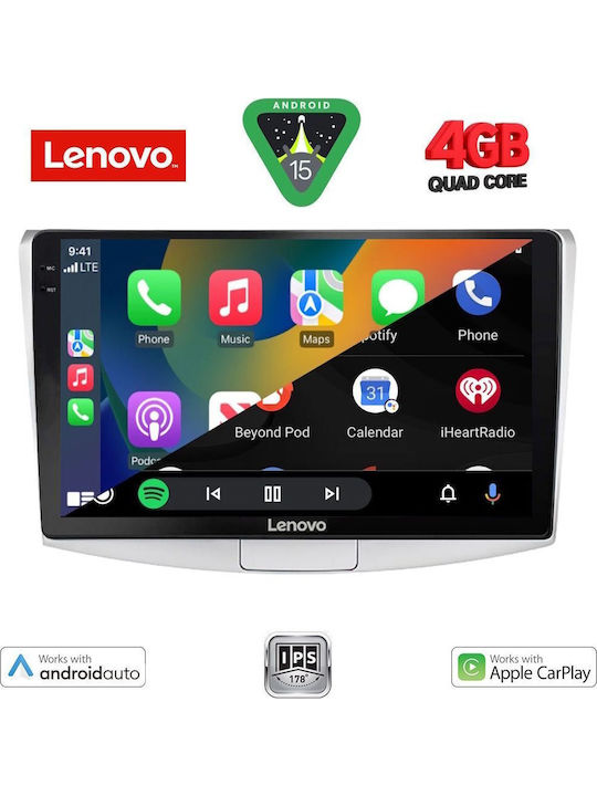 Lenovo Car Audio System for Volkswagen Passat 2010-2015 (Bluetooth/USB/AUX/WiFi/GPS/Apple-Carplay/Android-Auto) with Touch Screen 10"