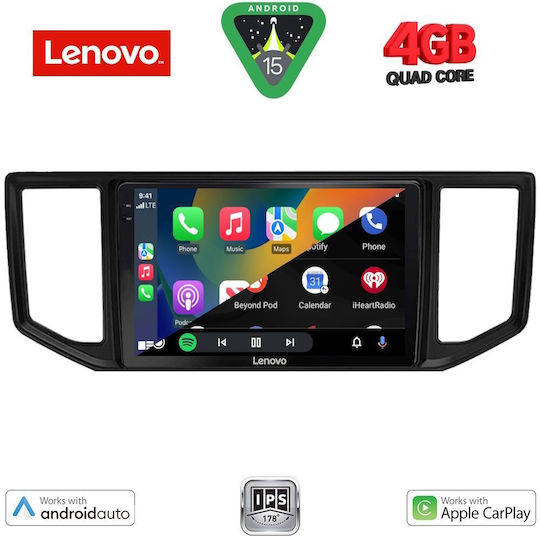 Lenovo Ηχοσύστημα Αυτοκινήτου για Volkswagen Crafter 2017 (Bluetooth/USB/AUX/WiFi/GPS/Apple-Carplay/Android-Auto) με Οθόνη Αφής 10"