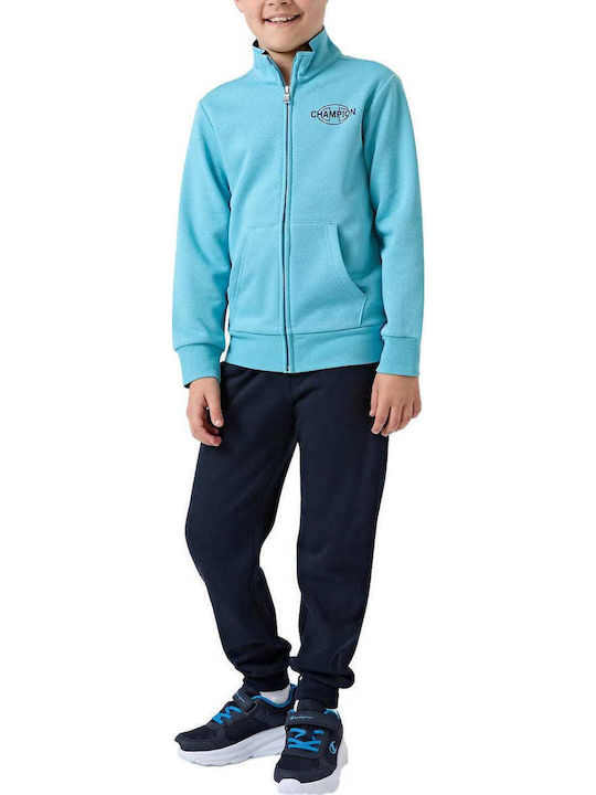 Kids Sweatpants Set Light Blue 2 Pieces