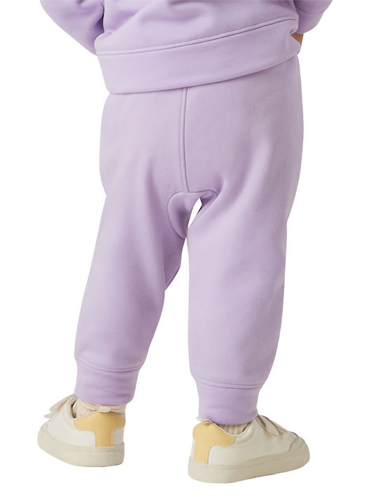 Set Trening Pentru Copii Violet 2 Bucăți Performance Fleece Twopiece Set
