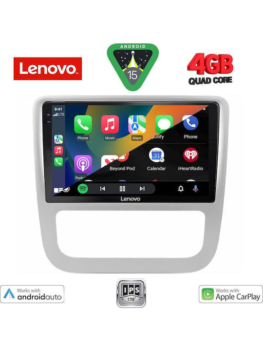Lenovo Car Audio System for Volkswagen Eos / Scirocco 2006 with Clima (Bluetooth/USB/AUX/WiFi/GPS/Apple-Carplay/Android-Auto) with Touch Screen 9"
