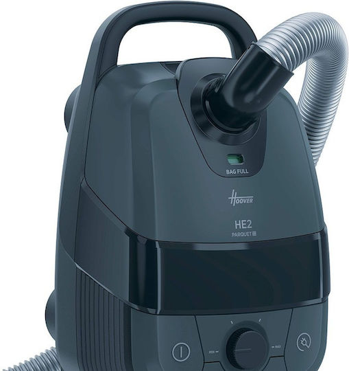 Hoover HE210H 011 Ηλεκτρική Σκούπα 850W με Σακούλα 3.5lt Μαύρη