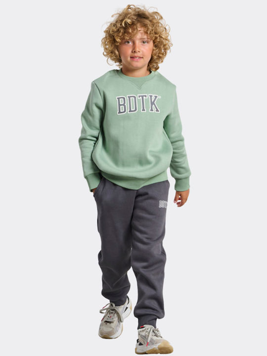 Kids Sweatpants Set Sage 2pcs