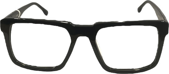 Kubik Ko1124a C1 Men's Acetate Prescription Eyeglass Frames Square Black