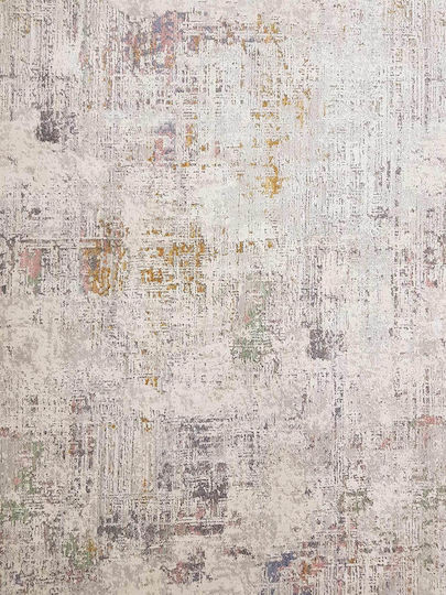 Decostar Oblong Des 1783-110 Modern Bedroom Rugs Set Gray DE172156 3pcs