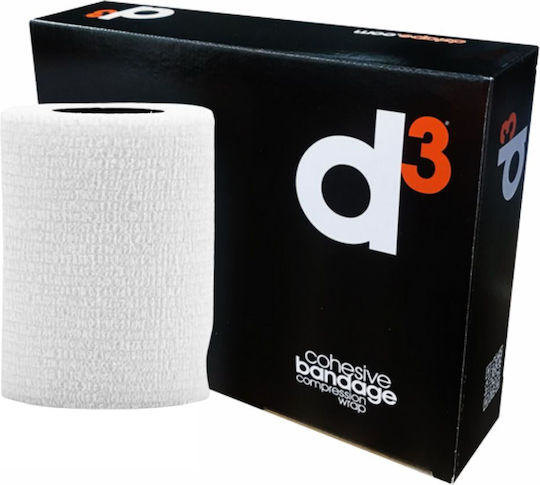 D3 Elastic Cohesive Bandage 1000cm x 3m Black