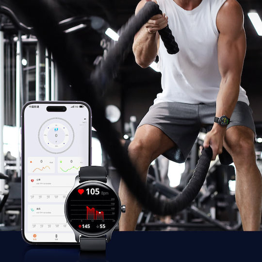 Joyroom JR-FC1 46mm Rezistent la apă Smartwatch (Light Grey)